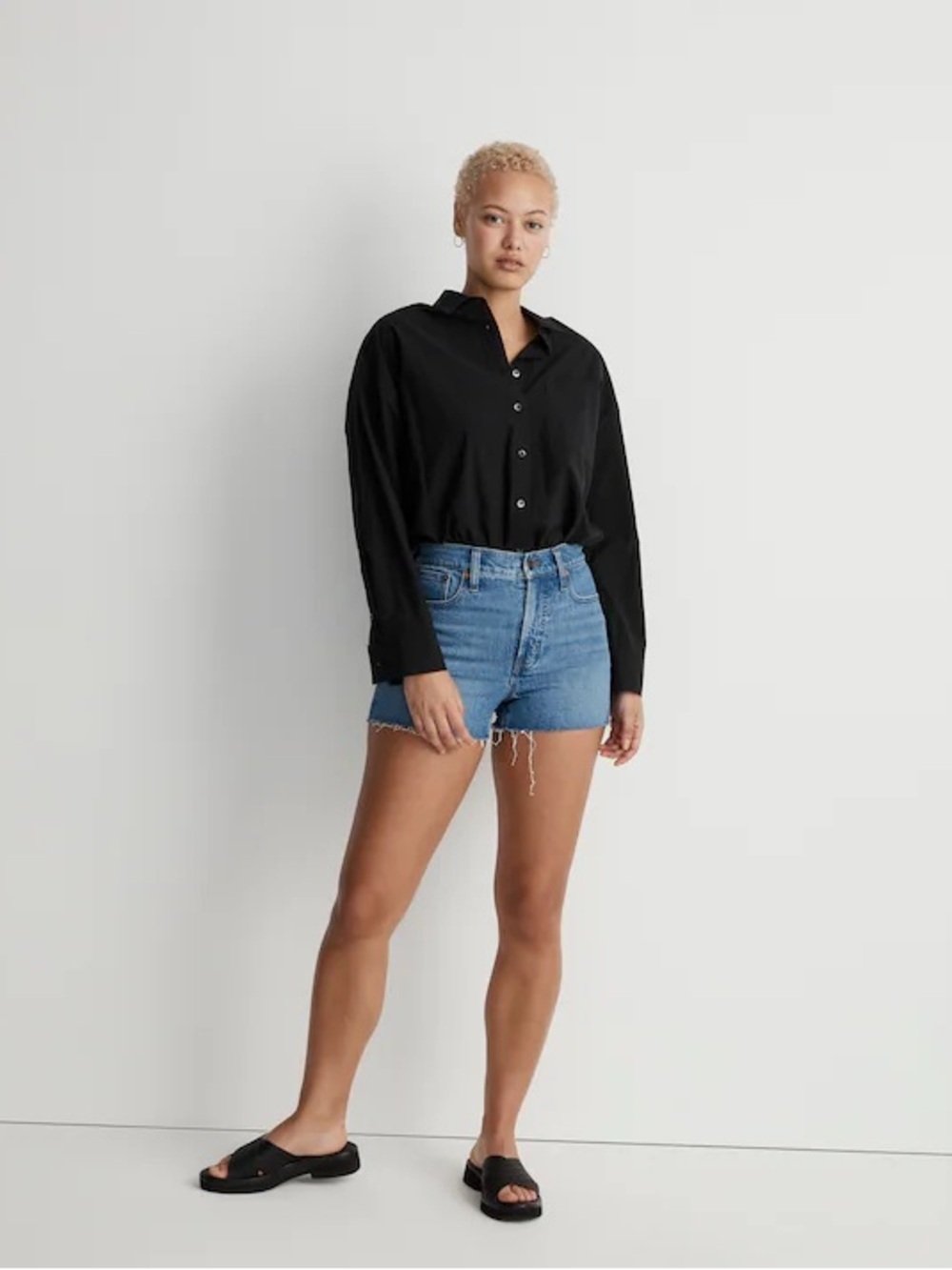 MADEWELL | the curvy perfect denim shorts | size 27